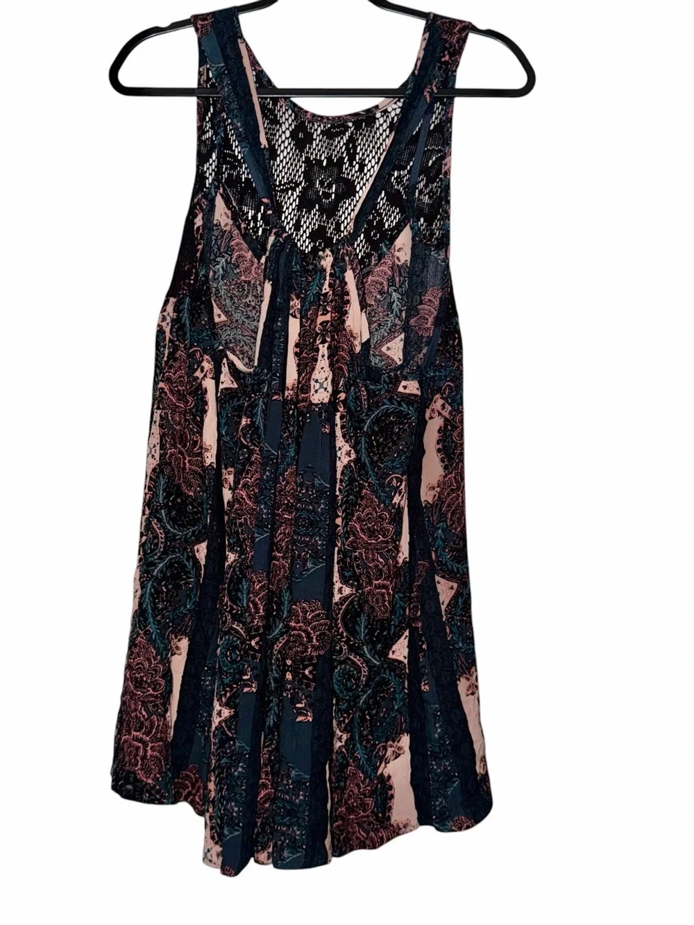 Free People Count Me In Trapeze Tunic Size Small